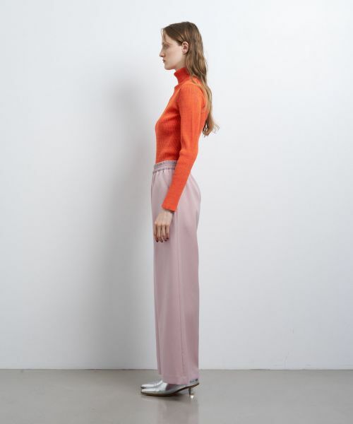 LANVIN en Bleu / ランバン オン ブルー その他パンツ | ウールカルゼゴムワイドパンツ | 詳細8