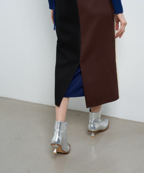 LANVIN en Bleu / ランバン オン ブルー ロング・マキシ丈スカート | カラーブロックスカート | 詳細9