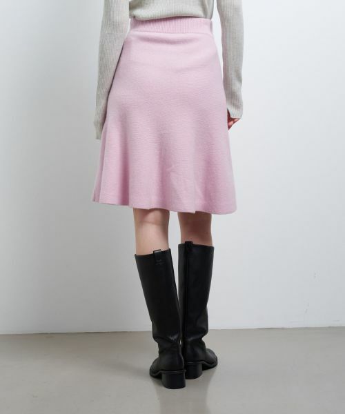 LANVIN en Bleu / ランバン オン ブルー ロング・マキシ丈スカート | ウールカシミヤフレアヘムニットスカート | 詳細2