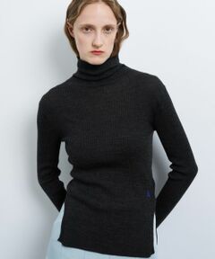 LANVIN en Bleu / ランバン オン ブルー ニット・セーター | カラーポイントリブタートル