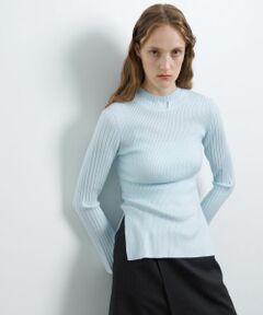 LANVIN en Bleu / ランバン オン ブルー ニット・セーター | レイヤーハイネックリブニット