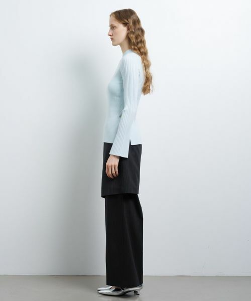 LANVIN en Bleu / ランバン オン ブルー ニット・セーター | レイヤーハイネックリブニット | 詳細14