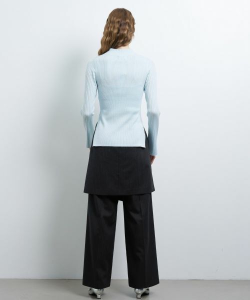 LANVIN en Bleu / ランバン オン ブルー ニット・セーター | レイヤーハイネックリブニット | 詳細15