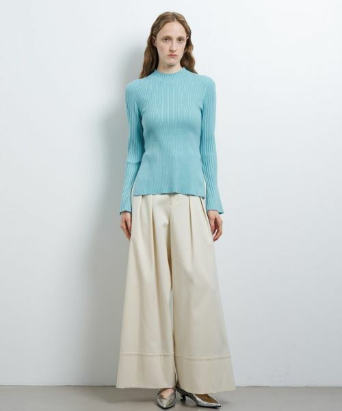 LANVIN en Bleu / ランバン オン ブルー ニット・セーター | レイヤーハイネックリブニット | 詳細2