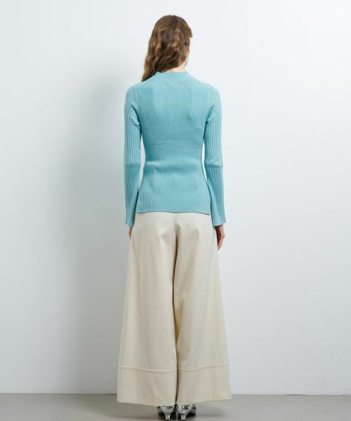 LANVIN en Bleu / ランバン オン ブルー ニット・セーター | レイヤーハイネックリブニット | 詳細4