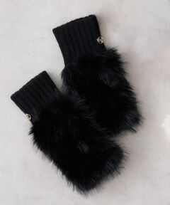 LANVIN en Bleu / ランバン オン ブルー その他小物 | フィンガーレスフェイクファー手袋