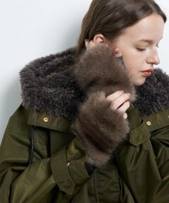 LANVIN en Bleu / ランバン オン ブルー その他小物 | フィンガーレスフェイクファー手袋