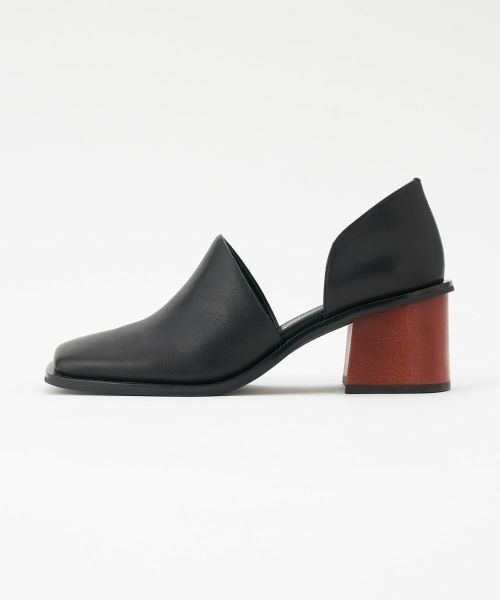 LANVIN en Bleu / ランバン オン ブルー その他小物 | スクエアトゥサイドオープンパンプス | 詳細5