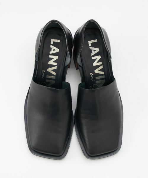 LANVIN en Bleu / ランバン オン ブルー その他小物 | スクエアトゥサイドオープンパンプス | 詳細7