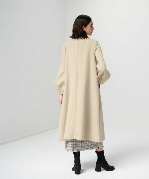 LANVIN en Bleu / ランバン オン ブルー その他アウター | トリプルクロスコクーンスリーブコート | 詳細3