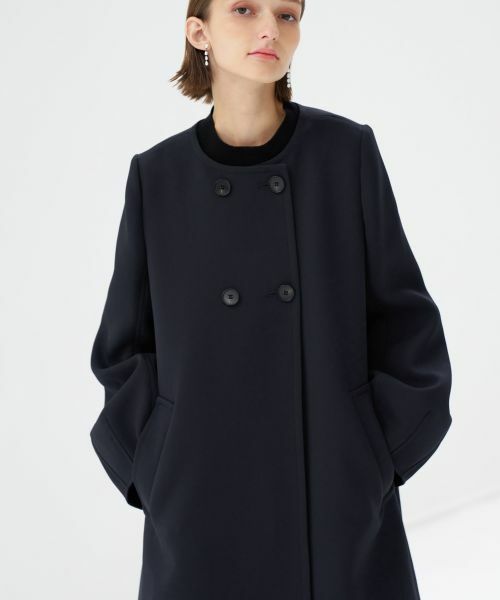 LANVIN en Bleu / ランバン オン ブルー その他アウター | トリプルクロスコクーンスリーブコート | 詳細6