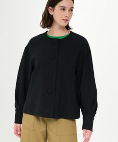 LANVIN en Bleu / ランバン オン ブルー テーラードジャケット | ドライダブルクロスノーカラージャケット