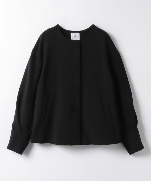 LANVIN en Bleu / ランバン オン ブルー テーラードジャケット | ドライダブルクロスノーカラージャケット | 詳細12