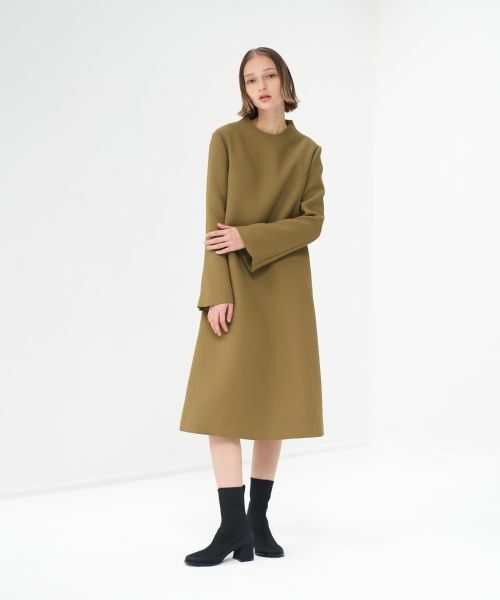 LANVIN en Bleu / ランバン オン ブルー ドレス | トリプルクロスＡラインワンピース | 詳細1