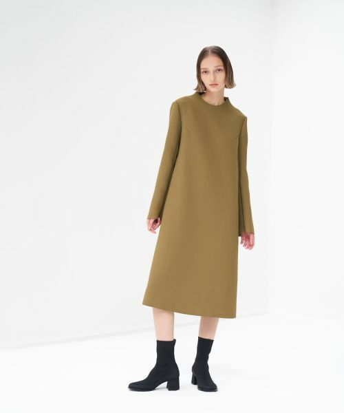 LANVIN en Bleu / ランバン オン ブルー ドレス | トリプルクロスＡラインワンピース | 詳細2