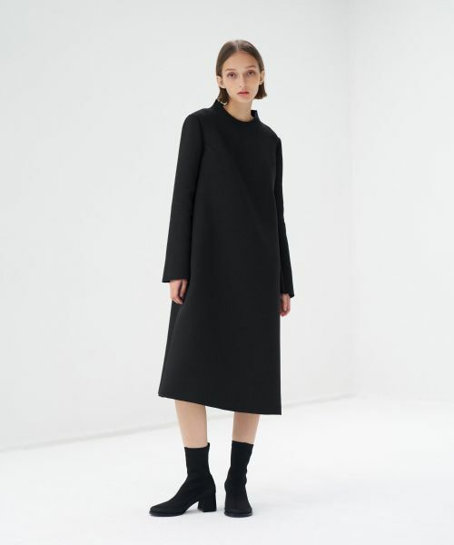 LANVIN en Bleu / ランバン オン ブルー ドレス | トリプルクロスＡラインワンピース | 詳細5