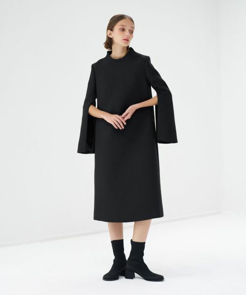 LANVIN en Bleu / ランバン オン ブルー ドレス | トリプルクロスＡラインワンピース | 詳細8