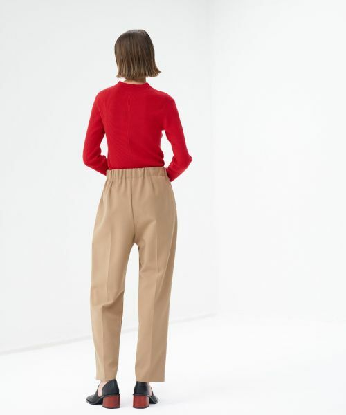 LANVIN en Bleu / ランバン オン ブルー その他パンツ | ダブルクロステーパードパンツ | 詳細3