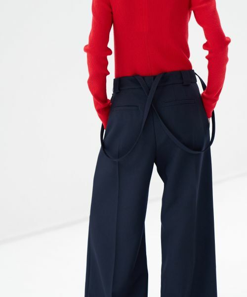 LANVIN en Bleu / ランバン オン ブルー その他パンツ | サスペンダーワイドポケットパンツ | 詳細11