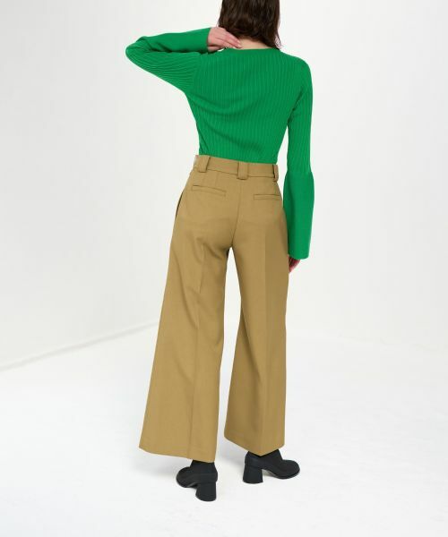 LANVIN en Bleu / ランバン オン ブルー その他パンツ | サスペンダーワイドポケットパンツ | 詳細5