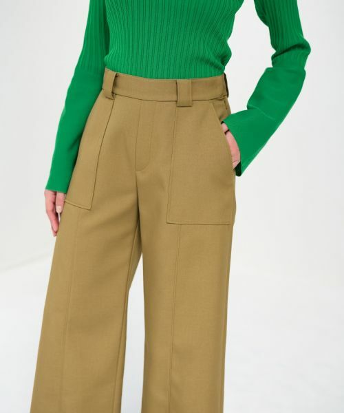 LANVIN en Bleu / ランバン オン ブルー その他パンツ | サスペンダーワイドポケットパンツ | 詳細6