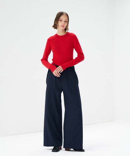 LANVIN en Bleu / ランバン オン ブルー その他パンツ | サスペンダーワイドポケットパンツ | 詳細8