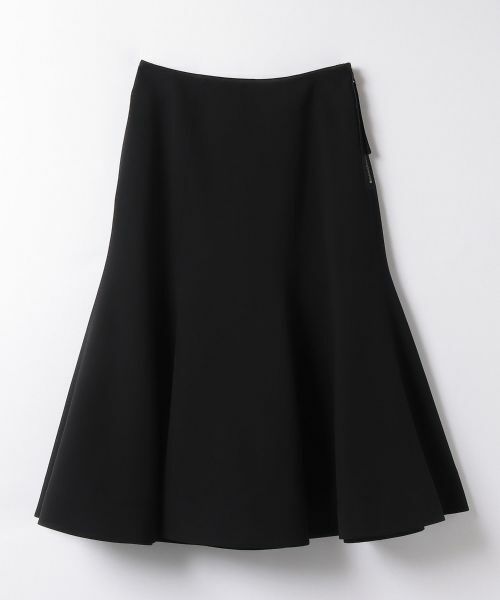 LANVIN en Bleu / ランバン オン ブルー ロング・マキシ丈スカート | ドライダブルクロスペプラムフレアスカート | 詳細1