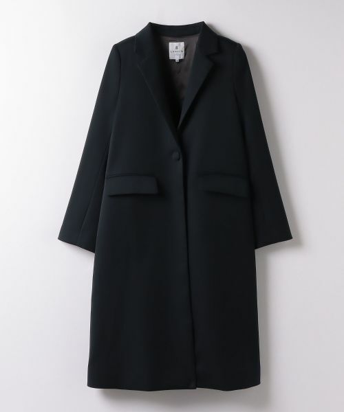 LANVIN en Bleu / ランバン オン ブルー その他アウター | ストレッチドスキンテーラードコート | 詳細1