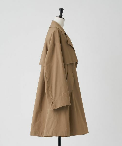 LANVIN en Bleu / ランバン オン ブルー その他アウター | メモリーグログランミドルトレンチコート | 詳細10