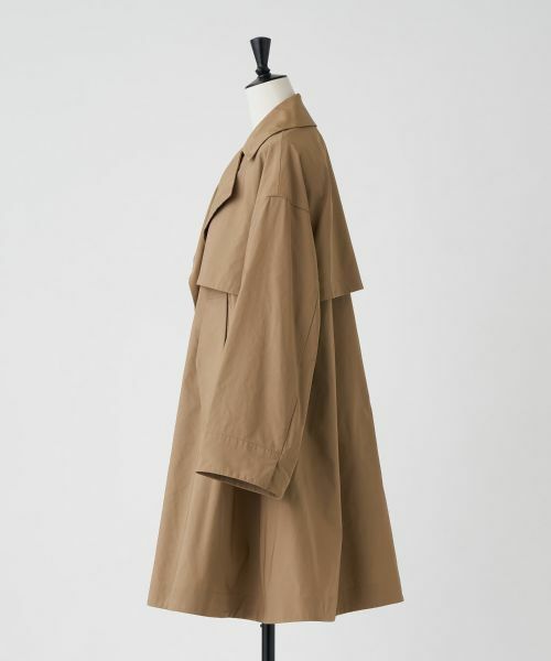 LANVIN en Bleu / ランバン オン ブルー その他アウター | メモリーグログランミドルトレンチコート | 詳細11