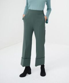 LANVIN en Bleu / ランバン オン ブルー その他パンツ | ストレッチロールアップパンツ