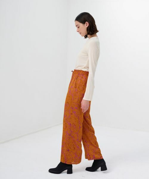 LANVIN en Bleu / ランバン オン ブルー その他パンツ | VOYAGE SOLAIREプリントパンツ | 詳細2