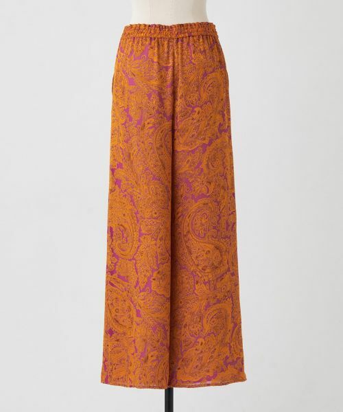 LANVIN en Bleu / ランバン オン ブルー その他パンツ | VOYAGE SOLAIREプリントパンツ | 詳細5