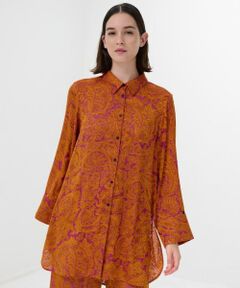 LANVIN en Bleu / ランバン オン ブルー シャツ・ブラウス | VOYAGE SOLAIREプリントシャツ