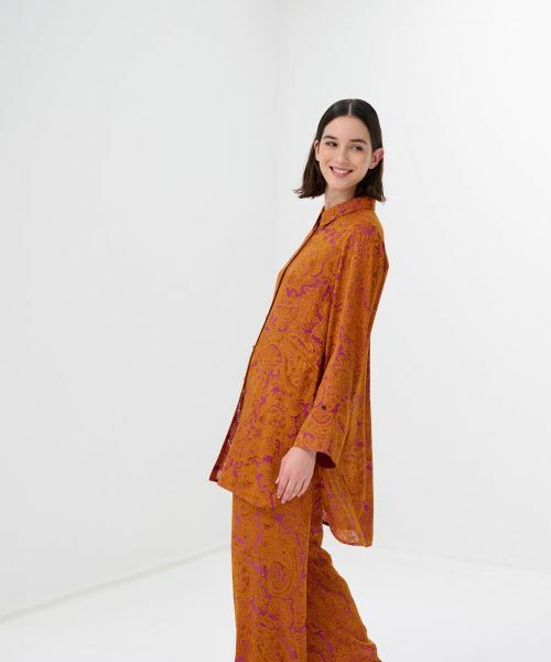 LANVIN en Bleu / ランバン オン ブルー シャツ・ブラウス | VOYAGE SOLAIREプリントシャツ | 詳細3