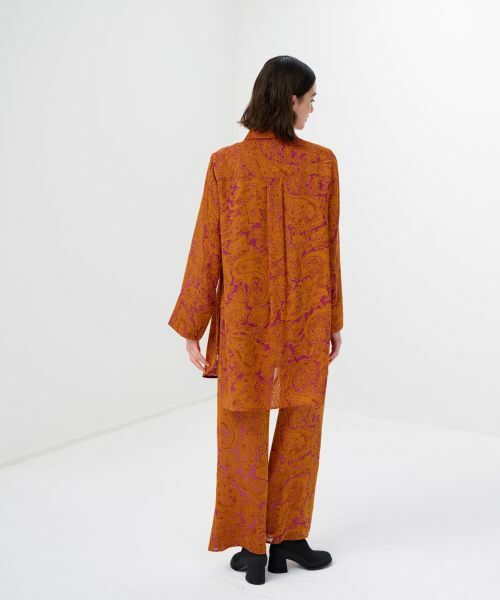 LANVIN en Bleu / ランバン オン ブルー シャツ・ブラウス | VOYAGE SOLAIREプリントシャツ | 詳細4