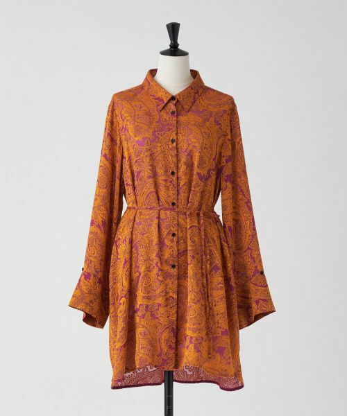 LANVIN en Bleu / ランバン オン ブルー シャツ・ブラウス | VOYAGE SOLAIREプリントシャツ | 詳細6