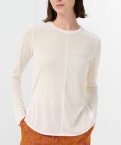 LANVIN en Bleu / ランバン オン ブルー Tシャツ | 針抜きロングスリーブカットソー