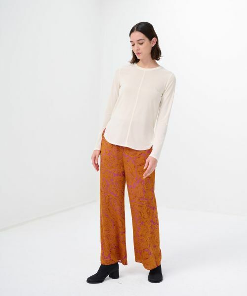 LANVIN en Bleu / ランバン オン ブルー Tシャツ | 針抜きロングスリーブカットソー | 詳細1