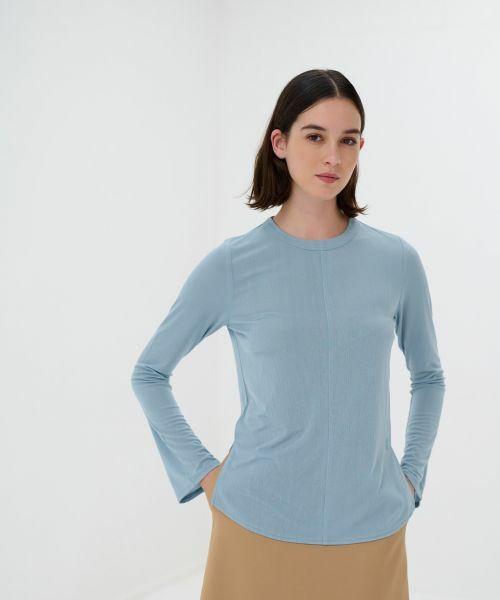 LANVIN en Bleu / ランバン オン ブルー Tシャツ | 針抜きロングスリーブカットソー | 詳細10