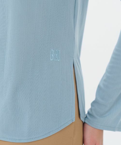 LANVIN en Bleu / ランバン オン ブルー Tシャツ | 針抜きロングスリーブカットソー | 詳細11