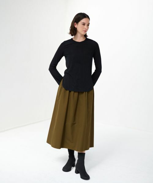 LANVIN en Bleu / ランバン オン ブルー Tシャツ | 針抜きロングスリーブカットソー | 詳細12