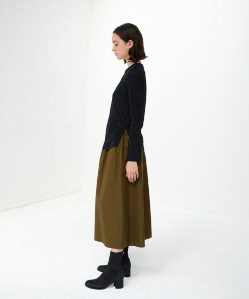 LANVIN en Bleu / ランバン オン ブルー Tシャツ | 針抜きロングスリーブカットソー | 詳細13