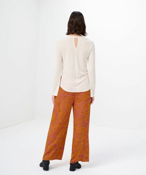 LANVIN en Bleu / ランバン オン ブルー Tシャツ | 針抜きロングスリーブカットソー | 詳細3