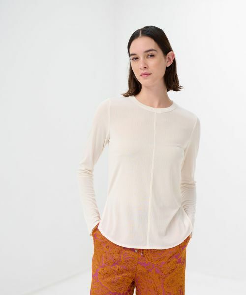 LANVIN en Bleu / ランバン オン ブルー Tシャツ | 針抜きロングスリーブカットソー | 詳細4