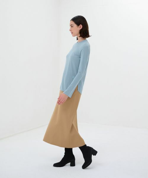 LANVIN en Bleu / ランバン オン ブルー Tシャツ | 針抜きロングスリーブカットソー | 詳細8