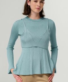 LANVIN en Bleu / ランバン オン ブルー ニット・セーター | ブライトリブニットビスチェ