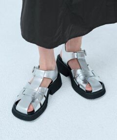 LANVIN en Bleu / ランバン オン ブルー その他小物 | レザーグルカサンダル