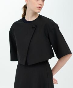 LANVIN en Bleu / ランバン オン ブルー テーラードジャケット | ドライダブルクロスショートジャケット