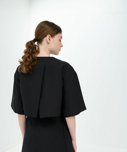 LANVIN en Bleu / ランバン オン ブルー テーラードジャケット | ドライダブルクロスショートジャケット | 詳細4